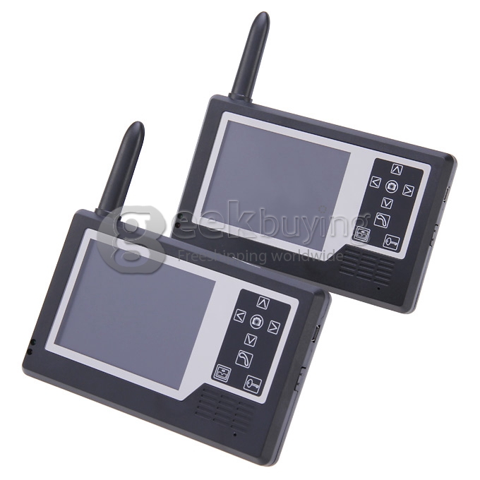 3.5" TFT Display 2.4GHz Wireless 1V2 Doorbell Intercom System