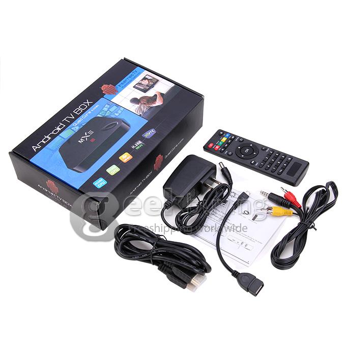 MXIII Amlogic S802 Quad Core 2.0GHz Android 4.4.2 Mini TV Box HDMI HDD Player 2G/8G Built in XBMC Dual Band 2.4G/5G WIFI Bluetooth Miracast/DLNA