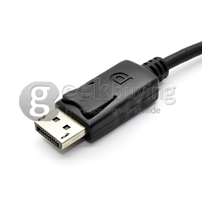 DisplayPort DP Male to DVI Female Converter Adapter Cable - Black