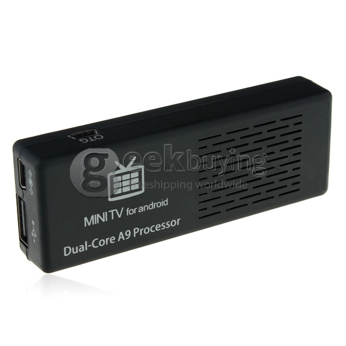 Rikomagic MK802 III RK3066 1.6GHz Cortex A9 Dual Core Android 4.1 Mini PC TV Box Dongle 1G/8G Support HDMI Black