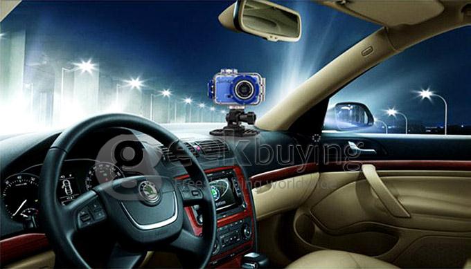 F39 WiFi 5.0 MP CMOS 1080P Full HD 120 Degrees Wide Lens Outdoor Waterproof Sports DV Camera - White