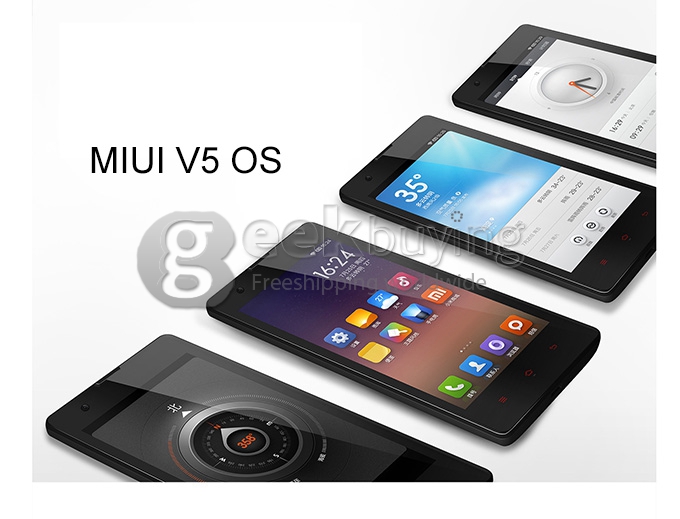 Xiaomi Redmi 1S 4.7Inch Qualcomm Quad core Smartphone MIUI V5 OS IPS HD Screen 1GB RAM 8GB ROM 8.0MP Camera MIUI OTG Gyroscope - Yellow