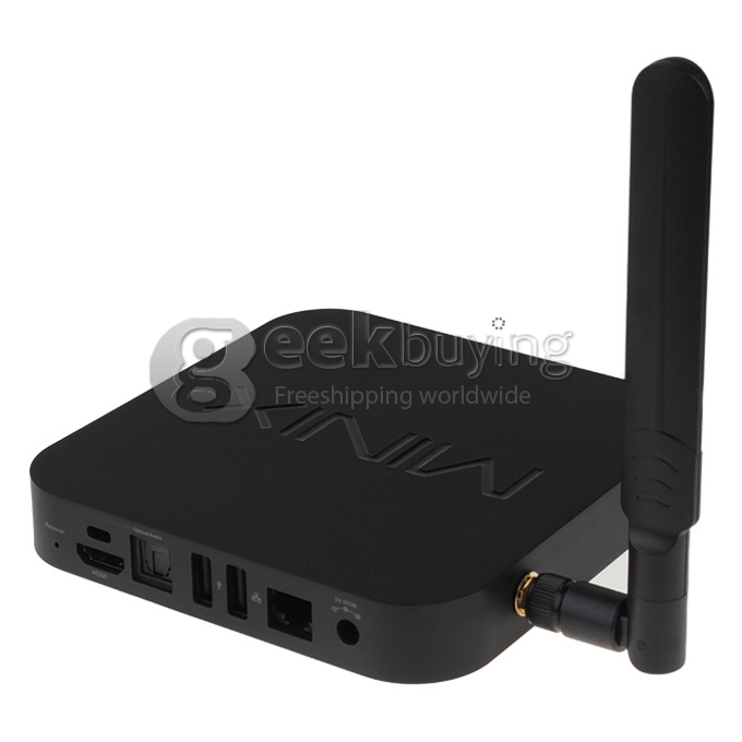 [Spain Stock] MINIX NEO X7 RK3188 Cortex A9 1.6GHz Quad Core Android 4.2.2 Mini TV BOX HDMI HDD Player 2G/16G Bluetooth V4.0 External WiFi Antenna - Black