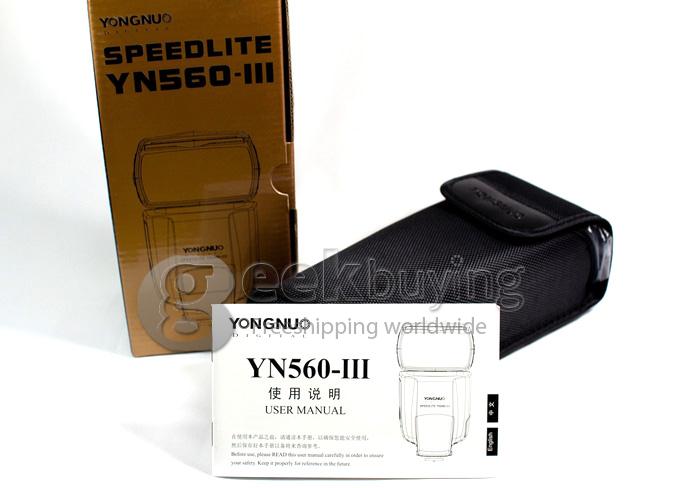 [Spain Stock]Yongnuo YN560 III Ultra-long-range Wireless Flash Speedlight for Canon Nikon Pentax Olympus Camera
