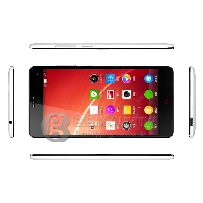 Nubia Z7 Mini Qualcomm Quad Core 2.0GHz 5.0 Inch Android 4.4 OS Smartphone 2GB RAM 16GB ROM CGS FHD Screen 13.0MP FDD-LTE TDD-LTE -  White & Black