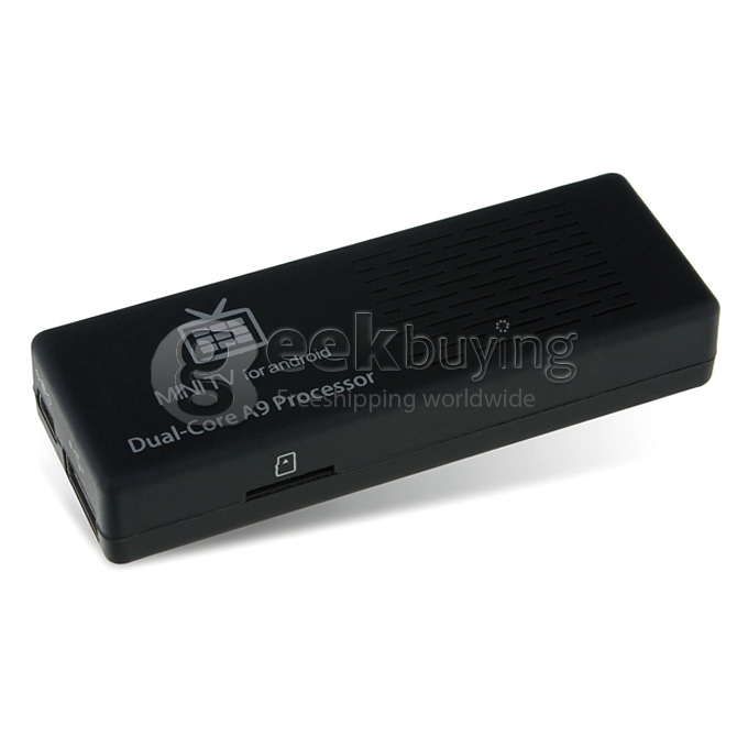 Rikomagic MK802 III RK3066 1.6GHz Cortex A9 Dual Core Android 4.1 Mini PC TV Box Dongle 1G/8G Support HDMI Black