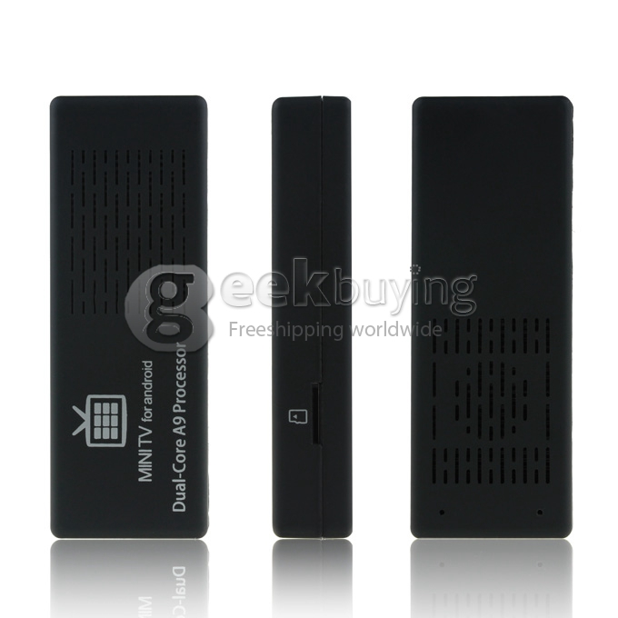 Rikomagic MK802 III RK3066 1.6GHz Cortex A9 Dual Core Android 4.1 Mini PC TV Box Dongle 1G/8G Support HDMI Black