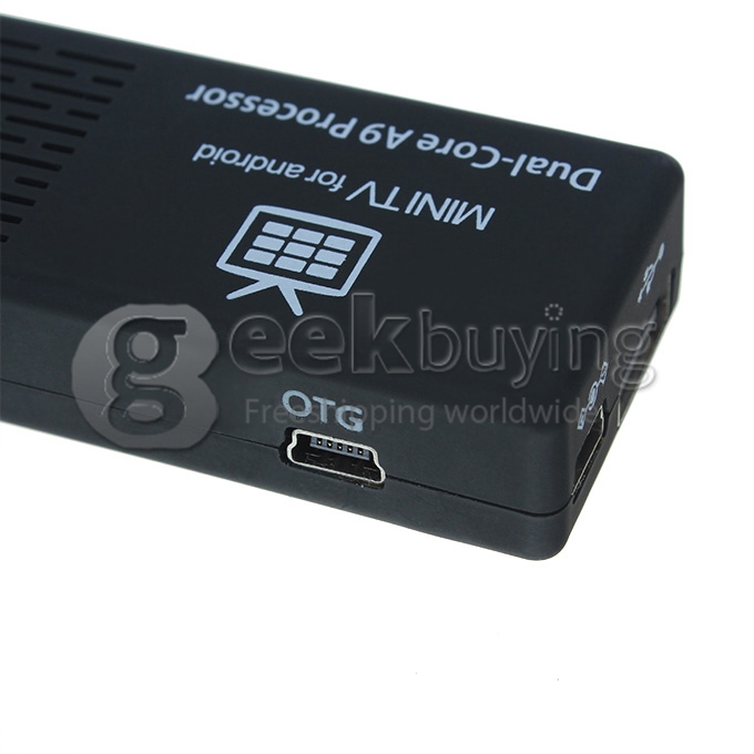 Tronsmart MK808B RK3066 Dual Core Google Android 4.1 TV BOX Mini PC TV Dongle 1G/8G Bluetooth 3.0 Support 3G - Black