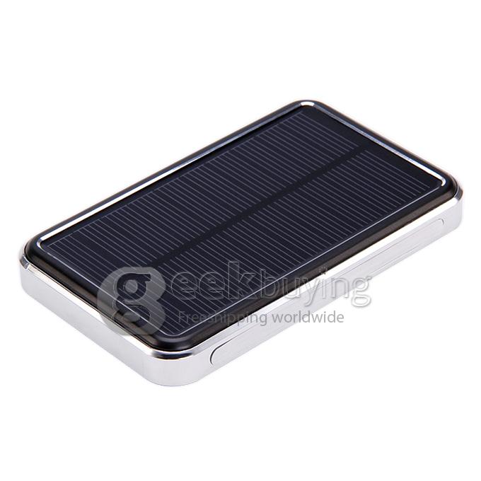 New Portable Panel Solar Charger 16800mAh USB Port Mobile Power Bank for iPhone/Samsung Galaxy - Black