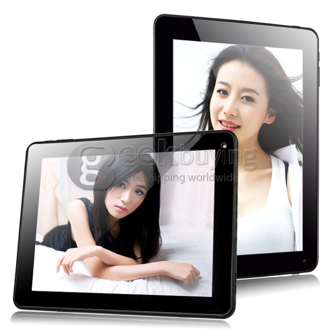 Pipo M1Pro RK3188 Quad Core 9.7 Inch Android 4.2 OS Tablet PC 1GB RAM 16GB ROM IPS Capacitive Touch Screen 1024*768 Black