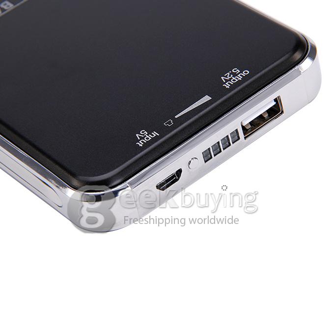 New Portable Panel Solar Charger 16800mAh USB Port Mobile Power Bank for iPhone/Samsung Galaxy - Black