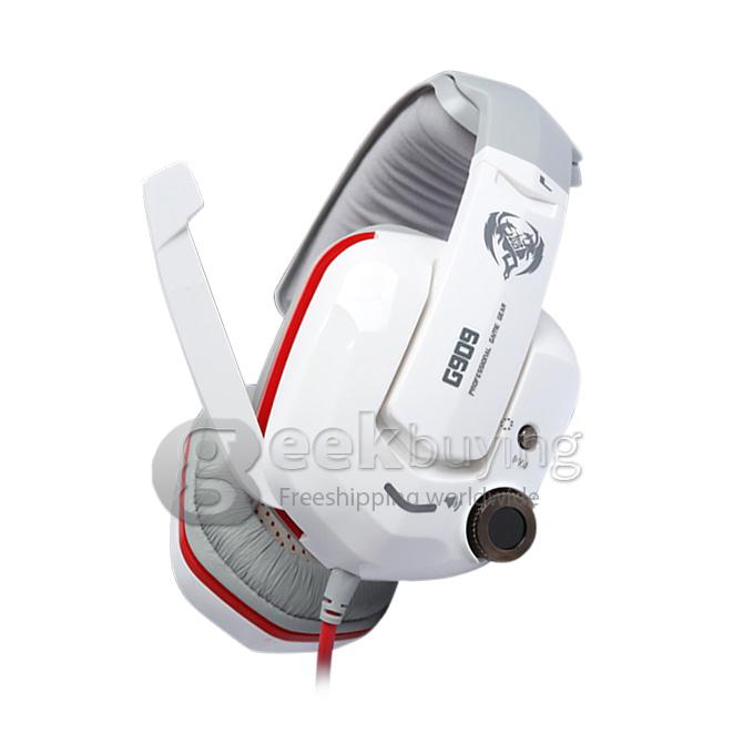 Somic G909 Wire Computer Gaming Headset 7.1 Sound Effects High-end Game Headphones with USB Interface - White