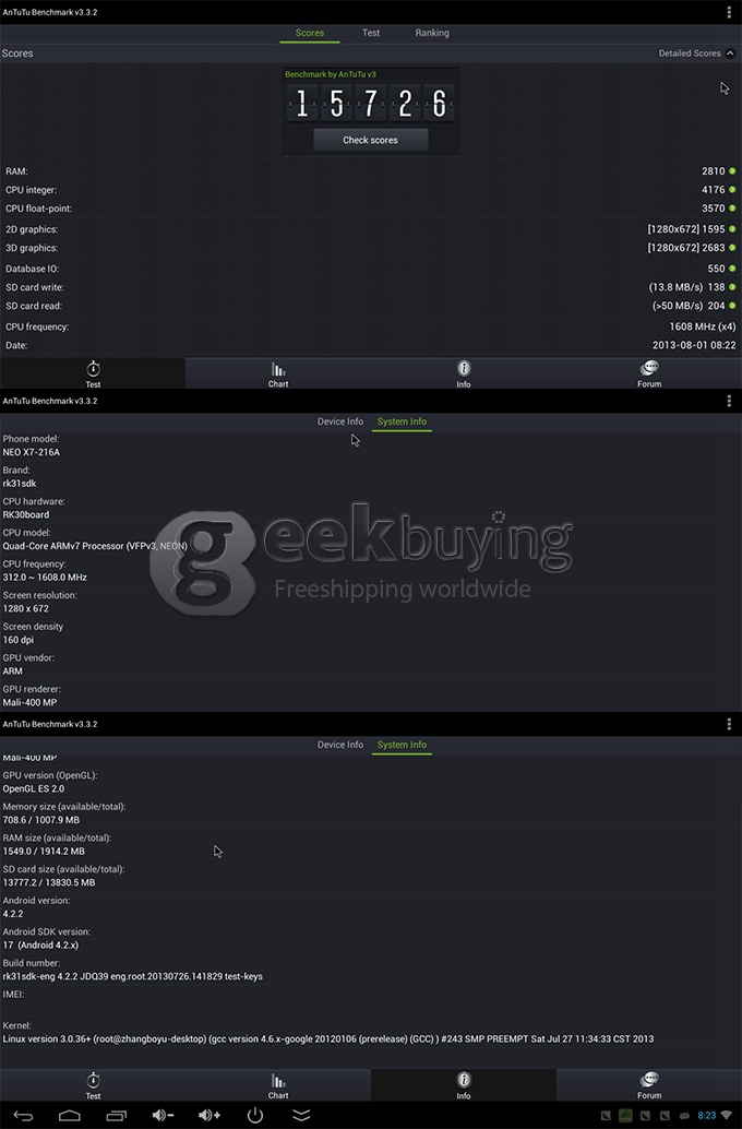 [Spain Stock] MINIX NEO X7 RK3188 Cortex A9 1.6GHz Quad Core Android 4.2.2 Mini TV BOX HDMI HDD Player 2G/16G Bluetooth V4.0 External WiFi Antenna - Black