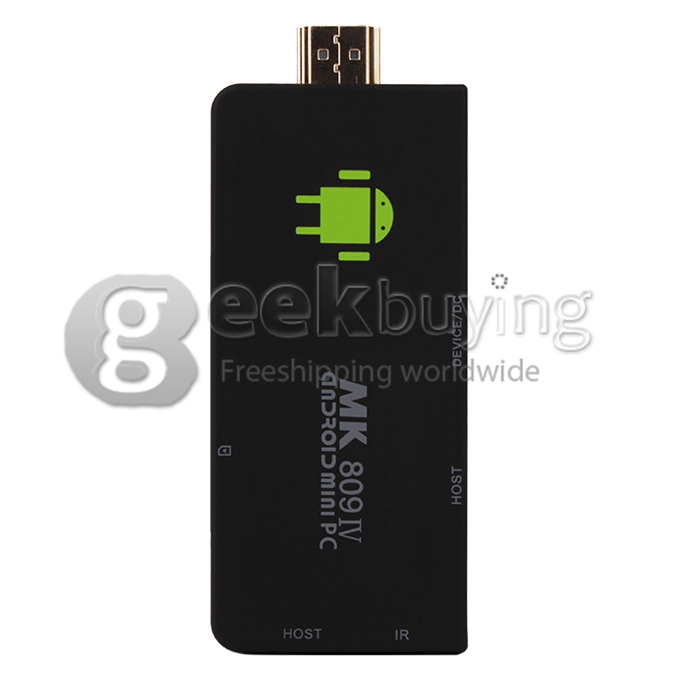 MK809IV Android 4.4 TV BOX RK3188 Quad Core Mini PC 2G/8G Bluetooth Black
