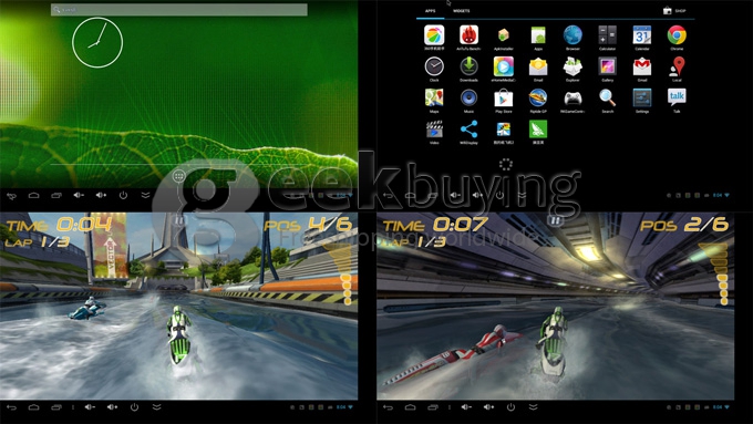 Q7 RK3188T Bluetooth v4.0 Android 4.2 TV BOX HDMI HDD Player XBMC External 2.4GHZ Wifi Antenna Ethernet Port BT v4.0 -Black