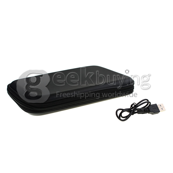 Universal 7 Inch Leather Cover Case with Music Package for Tablet PC Black