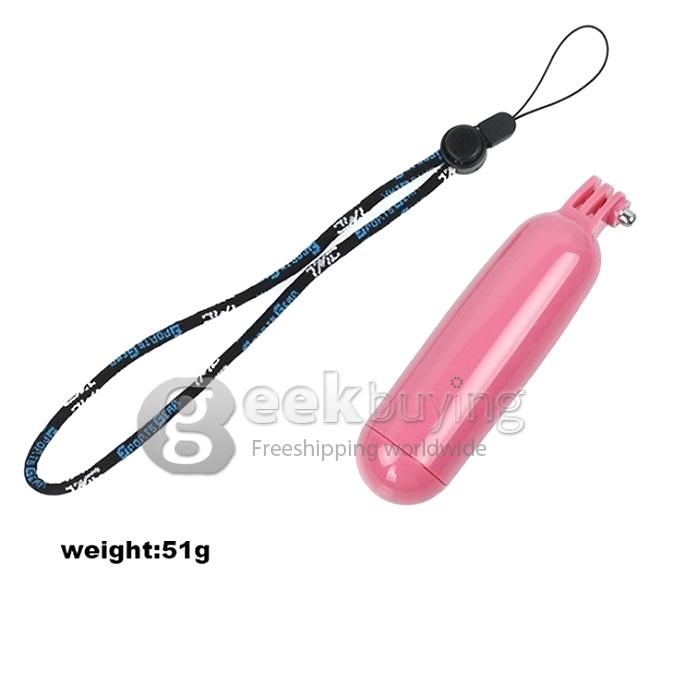  Fashion New Floating Hand Grip Handle Mount Accessory with String For Gopro Hero 3+ 3 2 1 SJ4000 - Pink