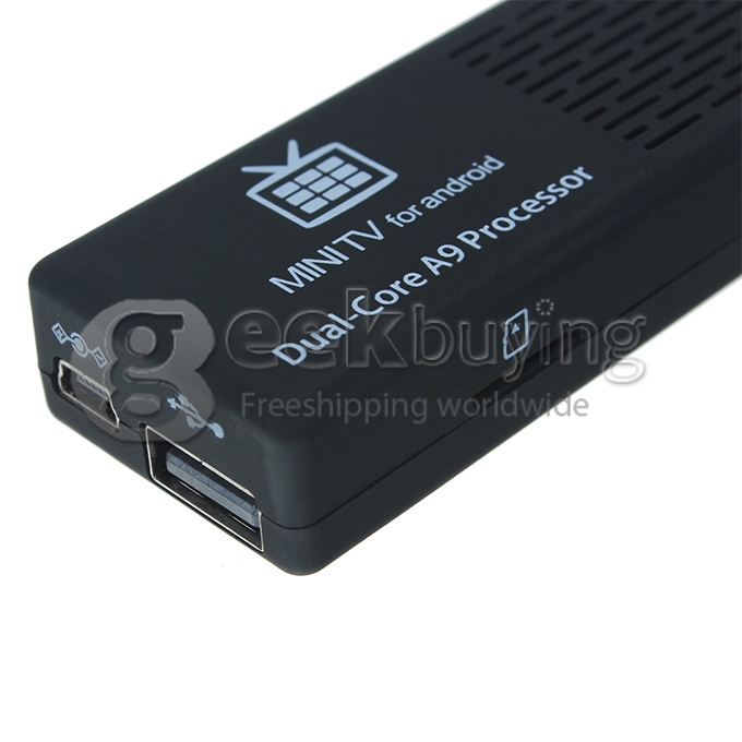 Tronsmart MK808B RK3066 Dual Core Google Android 4.1 TV BOX Mini PC TV Dongle 1G/8G Bluetooth 3.0 Support 3G - Black