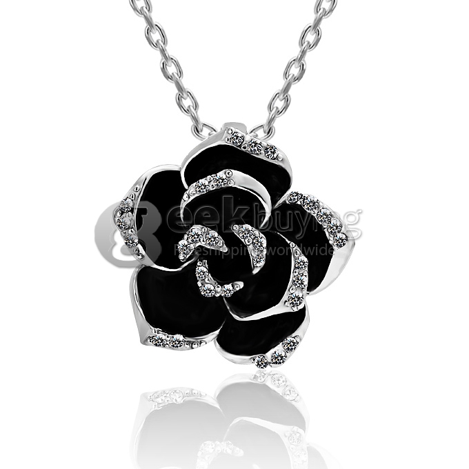 Fashion Rose Flower-shaped Diamond 