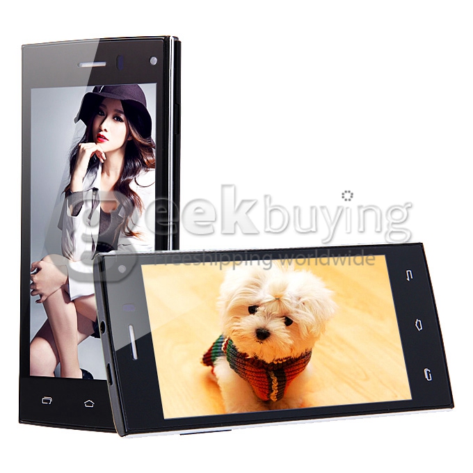 [HK Stock]Leagoo Lead 3 MTK6582 Quad core 1.3GHz 4.5Inch QHD IPS Screen Cell Phone 512MB+4GB 5.0MP+2.0MP Android4.4.2 OS 3G/GPS - Black