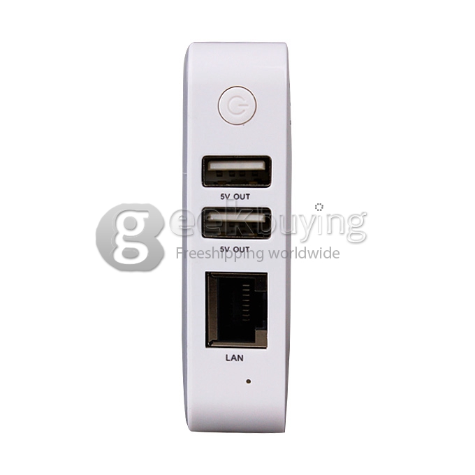 EAGET X6 150M 3G WIFI integrated three Routers Networks with 10400mAH Mobile Power Bank