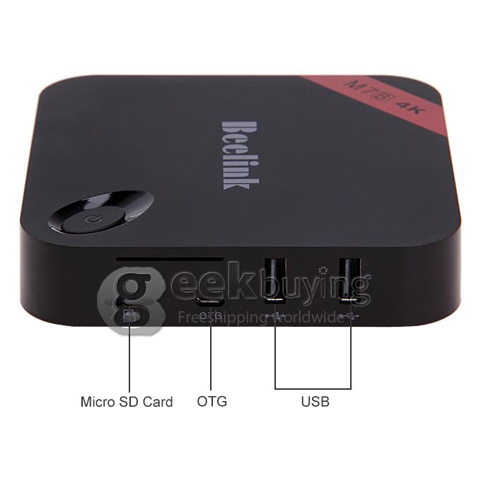 Beelink M7B Amlogic S802 Quad Core 2.0GHz Android 4.4.2 Mini TV BOX HDMI HDD Player 1G/8G Built in XBMC Bluetooth Miracast DLNA OTG