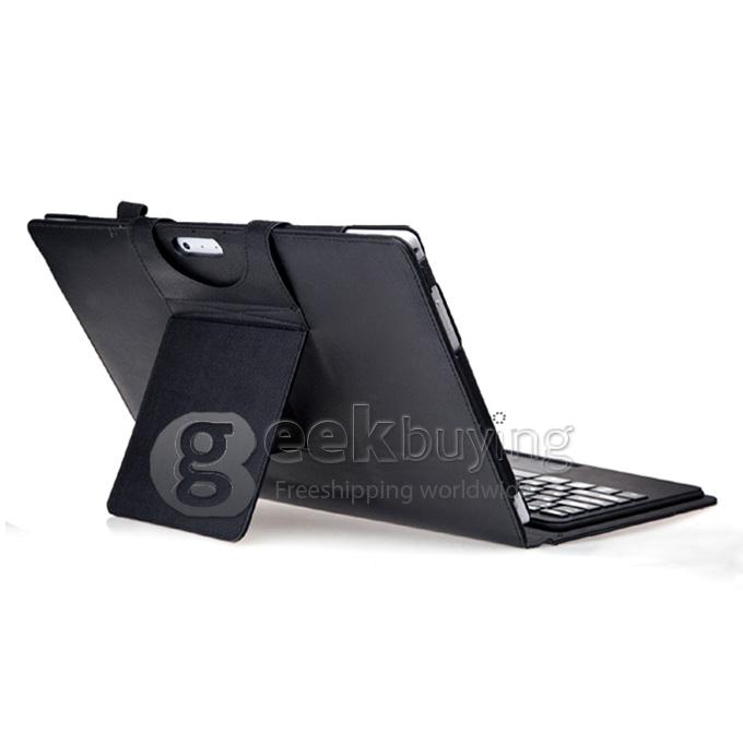 Detachable Wireless Bluetooth 3.0 Keyboard PU Leather Stand Cover with Touchpad Auto-Sleep for Microsoft Surface Pro 3