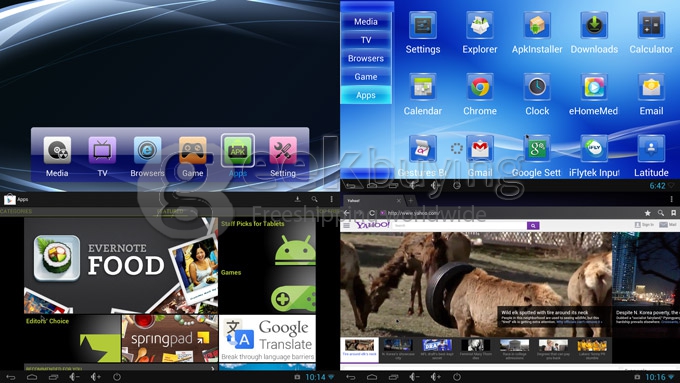 UG100 RK3066 ARM Cortex A9 Dual Core 1.6GHz Android 4.1 Mini PC TV Box HDMI HDD Player 1G/4G HDMI/RJ45 Black