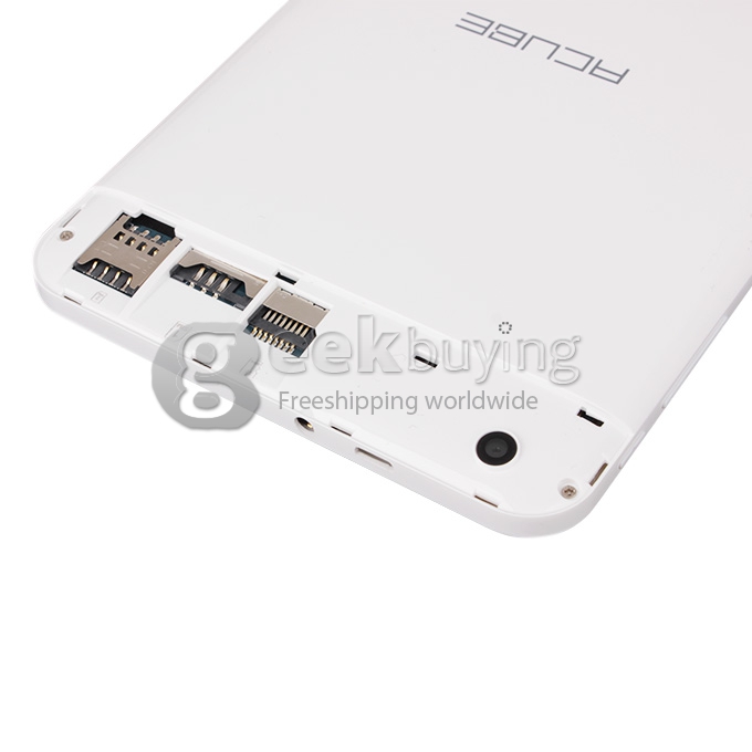 Cube TALK 7X U51GT MTK8382 Quad Core 7 Inch Android 4.2 OS 3G Phablet Tablet PC 1GB RAM 8GB ROM Capacitive Touch Screen 1024*600 - White