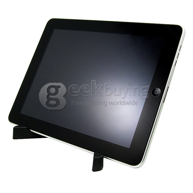 Portable Fold-up Stand Cradle Holder for iPad Tablet Kindle e-Readers - Black
