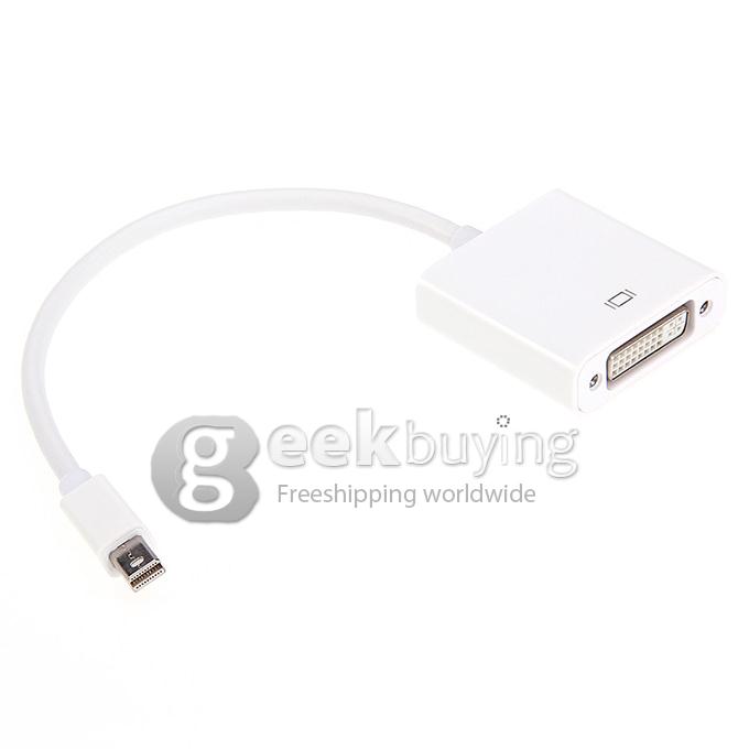[US Stock]Mini DisplayPort DP to DVI Adapter Cable for Surface Pro2 Pro3 Macbook