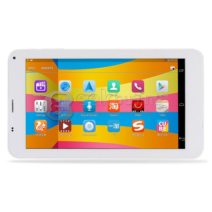 Cube TALK 7X U51GT MTK8382 Quad Core 7 Inch Android 4.2 OS 3G Phablet Tablet PC 1GB RAM 8GB ROM Capacitive Touch Screen 1024*600 - White