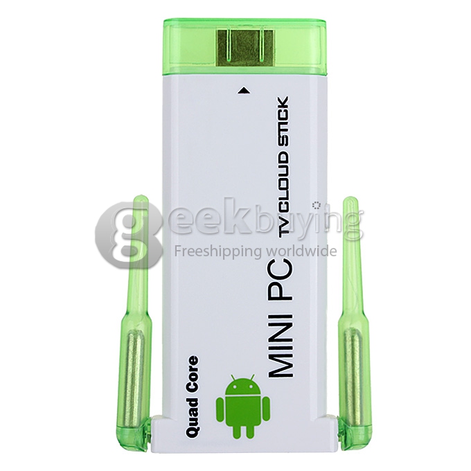 CX-919II GM282 RK3188T Quad Core Google Android 4.2 1.4GHz Mini TV BOX Dongle 2G/8G Dual External WiFi Antenna Bluetooth - Black