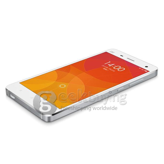 [HK Stock]Xiaomi M4/Mi4 Snapdragon801 Krait 400 Quad Core 2.5GHz 5.0Inch MIUI V5 Smartphone 3GB RAM 16GB ROM 13MP Sony Camera- White