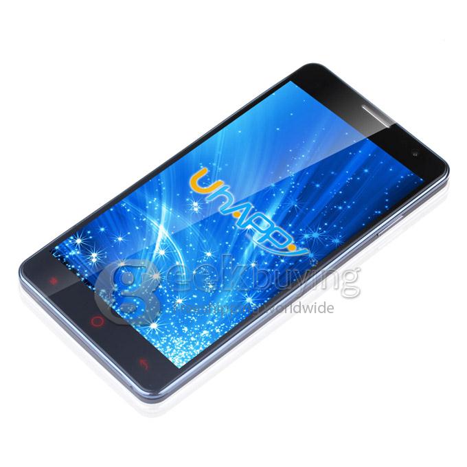 UHAPPY UP520 MTK6582 Quad Core 1.3GHz 5.0Inch Android 4.4.2 Smartphone 1GB RAM 8GB ROM IPS QHD Screen 8.0MP 3G GPS - Black