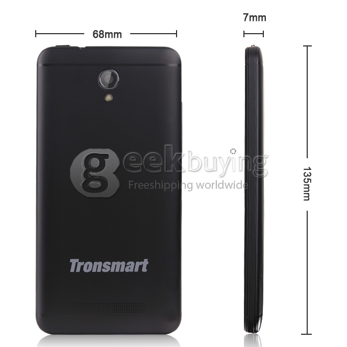 Tronsmart TS7 Glacier MTK6582 Quad Core 1.3GHz Android 4.2 OS 4.7 Inch Smartphone 1GB RAM 4GB ROM 12.6MP 3G/GPS Black
