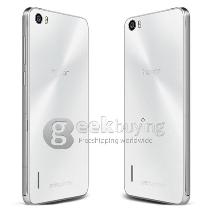 HUAWEI Honor 6 Kirin 920 Octa Core 1.7GHz 5.0 Inch Android 4.4 OS Smartphone 3GB RAM 16GB ROM FHD Gorilla Glass Screen 4G LTE-White