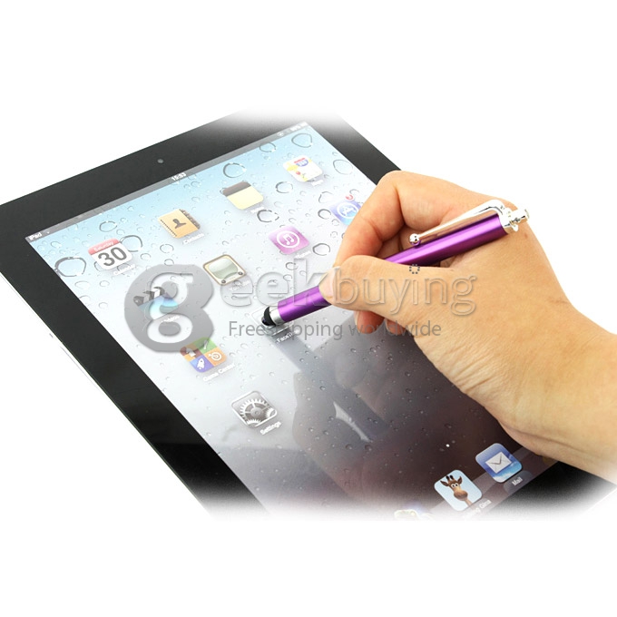 Capacitive Touch Screen Stylus Pen for Tablet PC & Mobile - Black