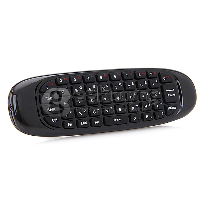 2.4GHz Mini Portable Wireless Full Key Keyboard 10m Remote+Keybord+Somatic Game Handgrip for TV BOX Tablet PC Air mouse