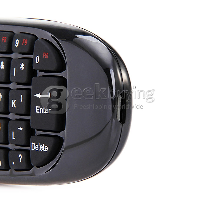 2.4GHz Mini Portable Wireless Full Key Keyboard 10m Remote+Keybord+Somatic Game Handgrip for TV BOX Tablet PC Air mouse