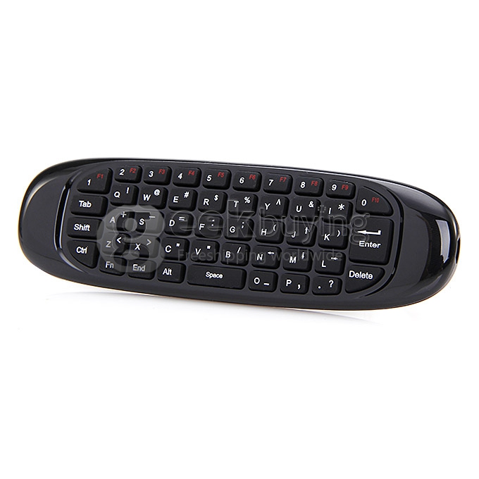 2.4GHz Mini Portable Wireless Full Key Keyboard 10m Remote+Keybord+Somatic Game Handgrip for TV BOX Tablet PC Air mouse
