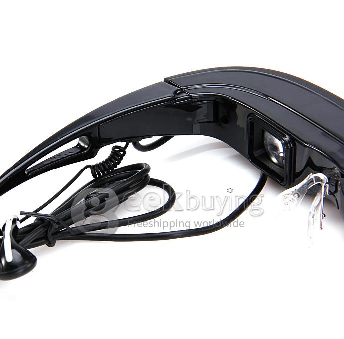 EU Plug Vision 900 3D Glasses Personal 3D/2D Viewer with Multi-format Player 4G Memory Support 720P MP3 E-book TF Card