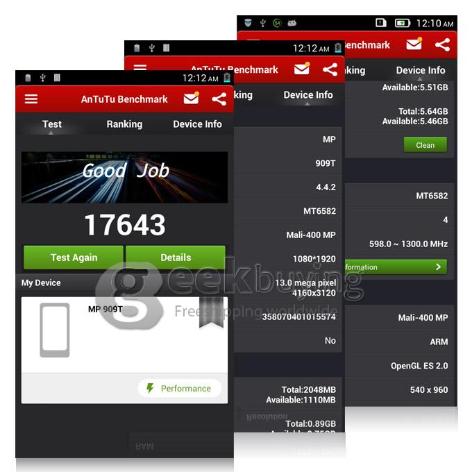 Lenovo S660 MTK6582 Quad Core 1.3GHz 4.7 inch Android 4.2 SmartPhone 1GB RAM 8GB ROM With IPS Screen 3G WCDMA - Gray