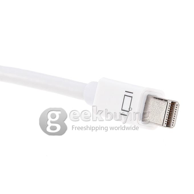 [US Stock]Mini DisplayPort DP to DVI Adapter Cable for Surface Pro2 Pro3 Macbook