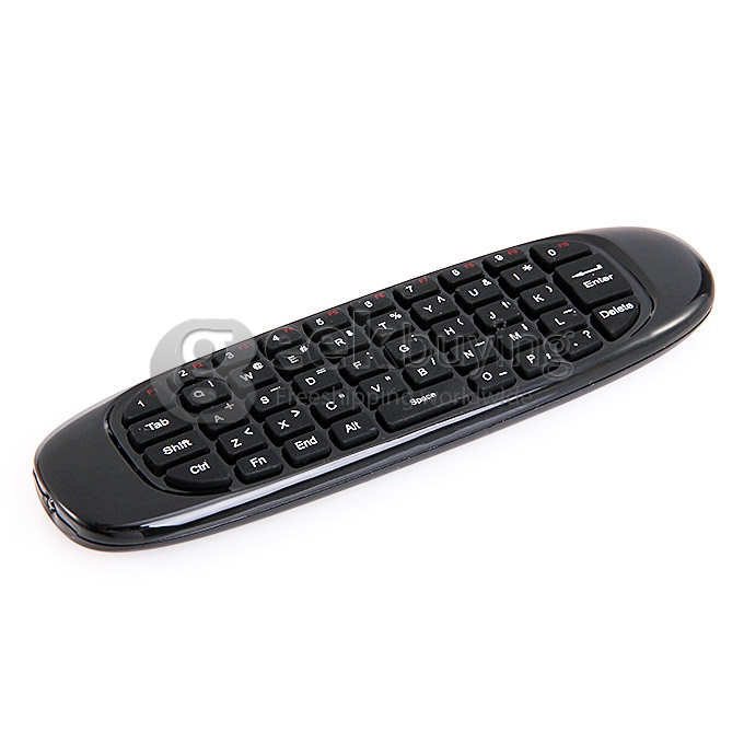 2.4GHz Mini Portable Wireless Full Key Keyboard 10m Remote+Keybord+Somatic Game Handgrip for TV BOX Tablet PC Air mouse