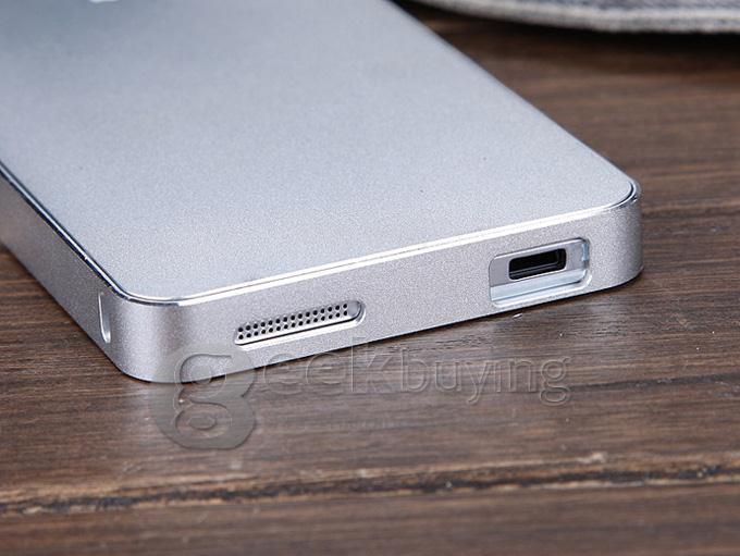 [Spain Stock] Luxury Fashion Ultrathin Aluminum Full Metal Back Cover Hard Case for Xiaomi 4 Mi4 - Silver