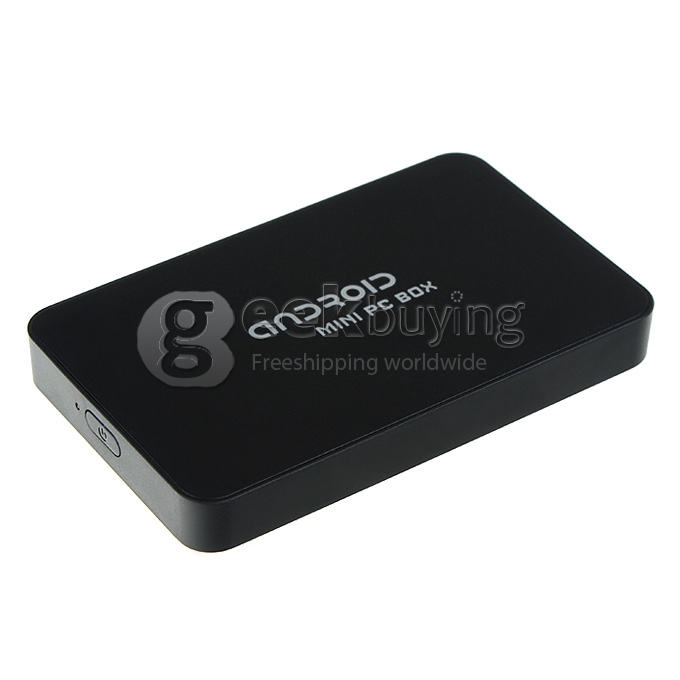 UG100 RK3066 ARM Cortex A9 Dual Core 1.6GHz Android 4.1 Mini PC TV Box HDMI HDD Player 1G/4G HDMI/RJ45 Black