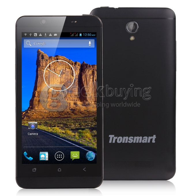 Tronsmart TS7 Glacier MTK6582 Quad Core 1.3GHz Android 4.2 OS 4.7 Inch Smartphone 1GB RAM 4GB ROM 12.6MP 3G/GPS Black