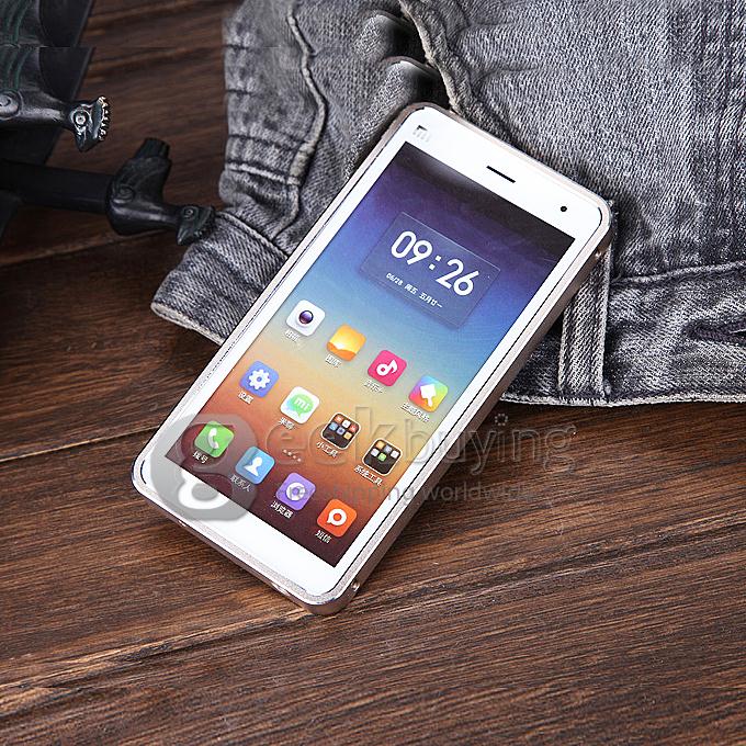 [Spain Stock] Luxury Fashion Ultrathin Aluminum Full Metal Back Cover Hard Case For Xiaomi 4 Mi4 -Golden