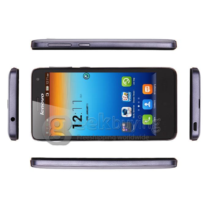 Lenovo S660 MTK6582 Quad Core 1.3GHz 4.7 inch Android 4.2 SmartPhone 1GB RAM 8GB ROM With IPS Screen 3G WCDMA - Gray